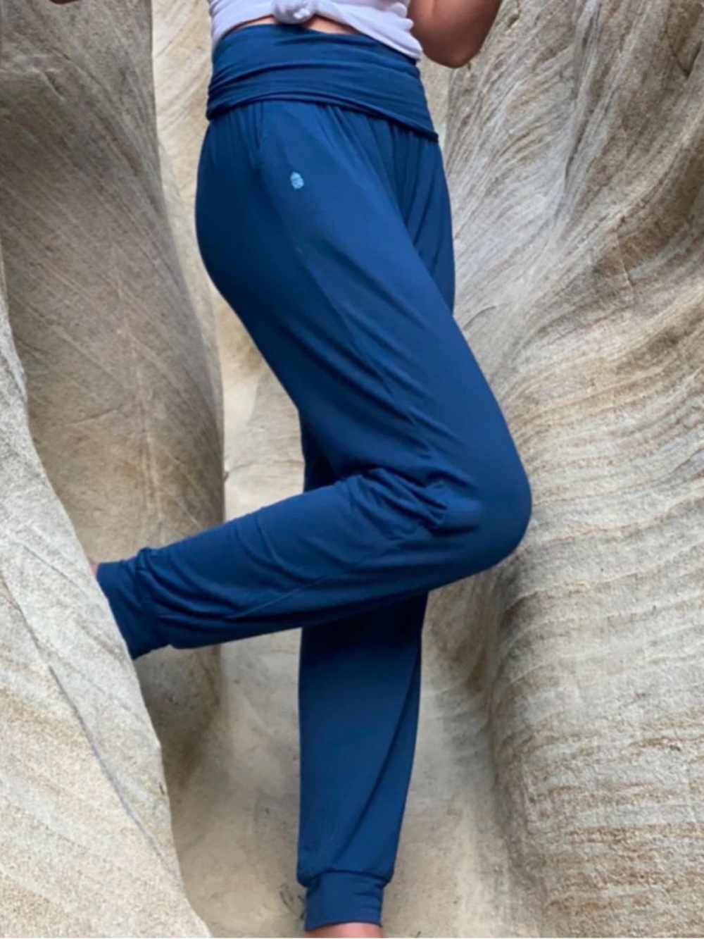 Slightly Buddha Bamboo Essential Pant - Ocean